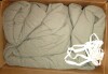 EverGrace 3-Piece Oversized Cal-King 100% Cotton Box Stitch Quilt Set $299 - 2