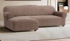 PAULATO by GA.I.CO. Stretchy Slipcover for Chaise Sectional - Italian Style & Premium Quality - CottonRich Collection (Left Chaise) $299