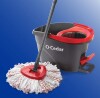 O-Cedar EasyWring Deep Clean Microfiber Spin Mop with Bucket System New In Box $79