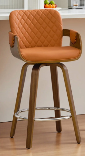 Corrigan Studio&reg; Modern Upholstered Swivel Counter Height Bar Stool New In Box $399