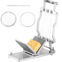 VEVOR Cheese Cutter With Wire 1 cm & 2 cm Cheeser Butter Cutting Blade Replaceable Cheese Slicer Wire, Aluminum Alloy Commercial Cheese Slicer with 304 Stainless Steel Wire Kitchen Cooking Baking Tool New In Box $199
