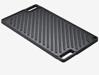 VEVOR Reversible Grill/Griddle, 9.7"x16.7" Pre-Seasoned Cast Iron Griddle, Rectangular Double Burner Griddle Pan, Non-Stick Family Pan Cookware with Handles, Flat Top Plate for BBQ, Gas Grill, Black New In Box $79