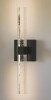 Mercer41 Rechargeable Dimmable LED Crystal Wall Sconce with Remote Control Included New In Box $199