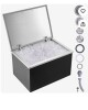 VEVOR Drop in Ice Chest, 28"L x 20"W x 17"H Stainless Steel Ice Cooler, Commercial Ice Bin with Hinged Cover, 40 qt Outdoor Kitchen Ice Bar, Drain-pipe and Drain Plug Included, for Cold Wine Beer Ne win Box $499