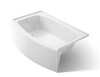 KOHLER Expanse 60 in. x 32 in. Alcove Soaking Bathtub with Left-Hand Drain in White $1599