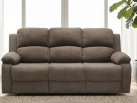 Glory Furniture Peanut Corduroy Stripe Fabric Living Room Sofa new in box $999