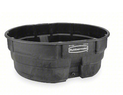 RUBBERMAID COMMERCIAL PRODUCTS Stock Tank: 300 gal, 63 1/4 in x 69 in x 25 in, 58 1/2 in x 47 in new $699