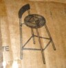 George Oliver Handwoven Paper Rope Counter Stool, Style Bar Chair For Apartment, Black Metal Frame, Creamy White Seat $299 - 2