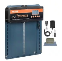 VEVOR Automatic Chicken Coop Door Opener with Timer and Light Sensor 19.3 x 9.8 x 6.5 ft. Greenhouse New In Box $199