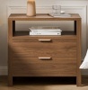 Latitude Run Avelyn 28'' W 2-Drawer Nightstand with Shelf New in Box $299