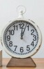 August Grove&reg; VIP Metal 12.2 in. White Weathered Clock New In Box $79