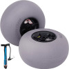 VEVOR Beach Balloon Wheels, 13" Replacement Sand Tires, TPU Cart Tires for Kayak Dolly, Canoe Cart and Buggy with Free Air Pump, 2-Wheels New In Box $199