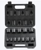 VEVOR 3/8-IN Drive Impact Socket Set 12 Piece Shallow Socket Set SAE 5/16-IN-1-IN 6 Point Cr-Mo Alloy Steel for Auto Repair Easy-to-Read Size Markings Rugged Construction Includes Storage Case New In Box $89
