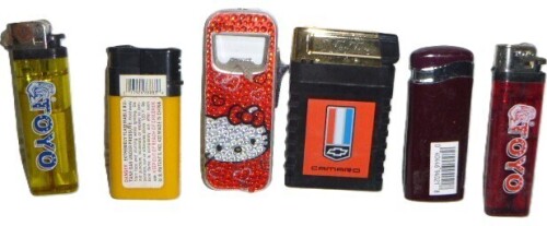 Vector Refillable Butane Lighter / Disposable Butane Lighter New Assorted