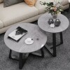 Orren Ellis Humzah Stone Top Nesting Coffee Table New in Box $299