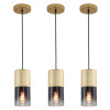 Mercer41 Grishilde 3-Pack Modern Black Pendant Light Fixtures for Kitchen Island New In Box $299