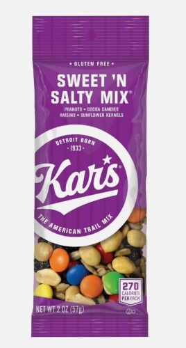 Kar's Sweet 'n Salty Trail Mix, 2 oz. / General Mills Nature Valley Oats & Honey Granola Bar 1.5 oz / Assorted