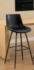 George Oliver Faux Leather Modern Low Back Counter Stool in Black New In Box $399