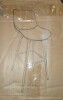 George Oliver Faux Leather Modern Low Back Counter Stool in Black New In Box $399 - 2