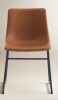 AllModern Anke Faux Leather Upholstered Dining Chair in Brown New in Box $399