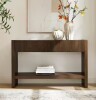 Meyer&Cross Manzanita 48 in. Brown Oak Rectangle Veneer Wood Top Console Table New In Box $399