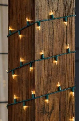 Home Accents Holiday 300 Count Clear Incandescent Mini Lights / Home Accents Holiday 200 Count Warm White Mini LED Icicle Lights Assorted $79