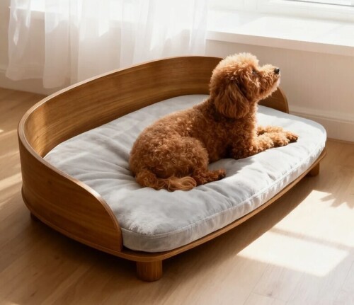 Archie & Oscar&trade; Modern Styling Elevated Dog Cat Bed Pet Sofa Couch Furniture Decor Washable Removable Cover, Medium (33" W x 22.5" D x 10.5" H) $299