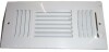 VEVOR 4 x 10 Inch Floor Registers, Floor Vent, HVAC 3-Direction Iron Vent Grilles for Home/Office Wall & Ceiling, Rustproof Anti-Peeling Air Vent Deflector Adjustable with Metal Damper, White New In Box - 2