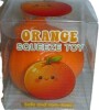 Crunchy Squeeze Orange Squishy Sensory Toy, Soft Orange Shaped Squeeze Fidget New