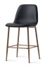 Pop Maison Oslo 26" Modern Upholstered Counter Stool Black New in Box $299