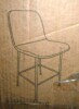 Pop Maison Oslo 26" Modern Upholstered Counter Stool Black New in Box $299 - 2