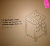 DHP Maine 24" Bathroom Vanity with Top, Gray, New in Box $399 - 2