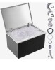 VEVOR Drop in Ice Chest, 28"L x 20"W x 17"H Stainless Steel Ice Cooler, Commercial Ice Bin with Hinged Cover, 40 qt Outdoor Kitchen Ice Bar, Drain-pipe and Drain Plug Included, for Cold Wine Beer Ne win Box $499