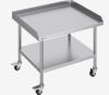 VEVOR Stainless Steel Work Table, 30 x 36 x 30 Inch Commercial Food Prep Worktable with 4 Wheels, Casters, 3-Sided Backsplash Heavy Duty Prep Worktable, Metal Work Table for Restaurant Home Hotel new in box $299