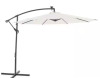 JOYESERY 10 ft. Patio Offset Solar LED Umbrellas 50 Plus UV Protection Cantilever Outside Umbrellas, Beige new in box $499