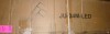 JOYESERY 10 ft. Patio Offset Solar LED Umbrellas 50 Plus UV Protection Cantilever Outside Umbrellas, Beige new in box $499 - 2