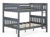 DHP Moon Gray/white Full over full Bunk Bed (2 boxes) Similar to Picture new in box $899