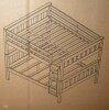 DHP Moon Gray/white Full over full Bunk Bed (2 boxes) Similar to Picture new in box $899 - 2
