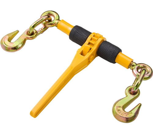 VEVOR Ratchet Chain Binder, 1/4"-5/16", 2600 lbs Safe Working Load, Load Binder with 2 Grab Hooks, Tie Downs for Transport Chain, Heavy Duty Tow Chain Ratchet Binder for Flatbed Truck Trailer New In Box $199