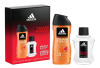 Adidas Team Force Men's 2 Piece Set Includes 3 In 1 Shower Gel And Fragrance / Adidas Pure Game Men's 2 Piece Set Includes 3 In 1 Shower Gel And Fragrance / Assorted New in Box Asst