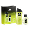 Adidas Team Force Men's 2 Piece Set Includes 3 In 1 Shower Gel And Fragrance / Adidas Pure Game Men's 2 Piece Set Includes 3 In 1 Shower Gel And Fragrance / Assorted New in Box Asst - 2