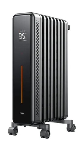 DREO Radiator Heater, 1500W Oil Filled Radiator Heater for Indoor Use 8 Safety Protection Electric Heaters for Large Room, Remote Control, 4 Modes, Digital Thermostat, 24H Timer, Quiet Operation New In Box $299