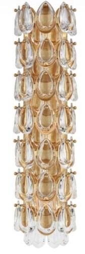 Visual Comfort Signature Collection Aerin Liscia 22-Inch Sconce in Gild New In Box $1299