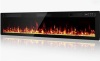 Symple Stuff 72" Ultra Thin Electric Fireplace, Wall-Mounted & Recessed Fireplace For Living Room & Indoor Decoration, Adjustable Flame Color And Brightness, 750w/1500w New in Box $599