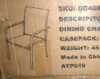 Latitude Run Sandshell Frame All-Weather Stackable Metal Outdoor Patio Chair with Sandshell Textilene Fabric New in Box $299 - 2