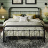 Laurel foundry Modern Farmhouse Kawamoto Metal Platform Bed Frame with Elegant Modern Design King Size New in Box $599