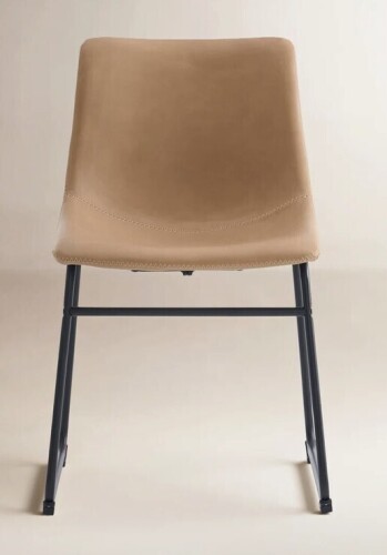 AllModern Anke Faux Leather Upholstered Dining Chair in Beige New in Box $399