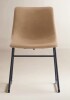 AllModern Anke Faux Leather Upholstered Dining Chair in Beige New in Box $399