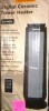 Pelonis 1500-Watt 23 in. Digital Tower Indoor Ceramic Heater Quiet Operation w/ Safety Overheat Protection and Fan Mode in Black On Working $199 - 2