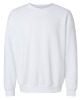 American Apparel Mens Pullover Fleece Sweatshirt in White Size Large